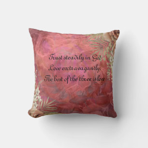Floral Tropical I Frauen-Tasche Kissen