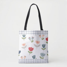 Floral Tulips Abstrakt Trim Bauernhof Muster