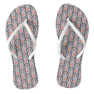 Floral Türkei Folkloremuster Flip Flops