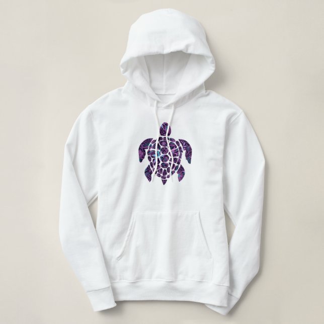 Floral Turtle Hoodie (Design vorne)
