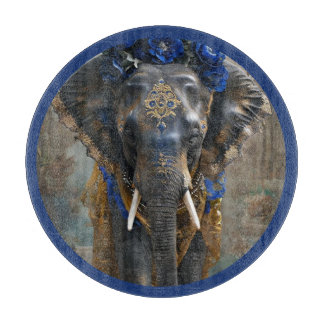 Floral Tusk Serenity Schneidebrett