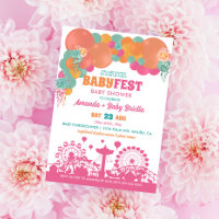 Floral und Balloon Festival Girl Baby Show