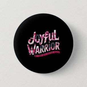 Floral US Flag Joyful Warrior Wir werden nicht wie Button