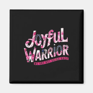 Floral US Flag Joyful Warrior Wir werden nicht wie Magnet