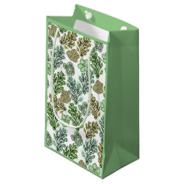 Floral Valencia Green Beige Kleine Geschenktüte