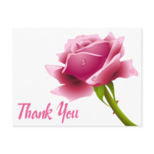 Floral Vielen Dank Pink Rose Blume