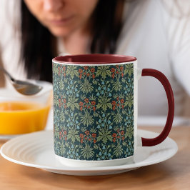 Floral Vintag Carnation Bluebell John Henry Dearl Tasse