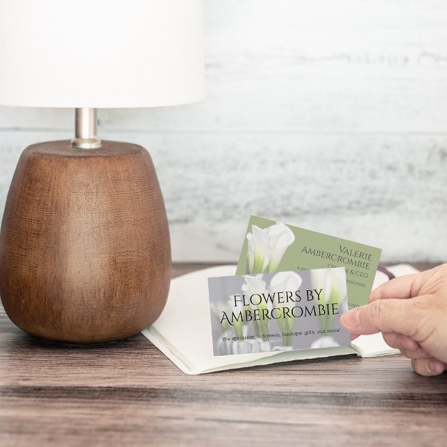 floral visitenkarte (Business cards for floral or unique boutique shops!)