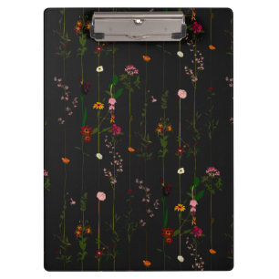 Floral Wallroll - Dunkel Klemmbrett