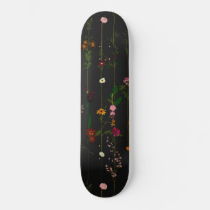 Floral Wallroll - Dunkel Skateboard