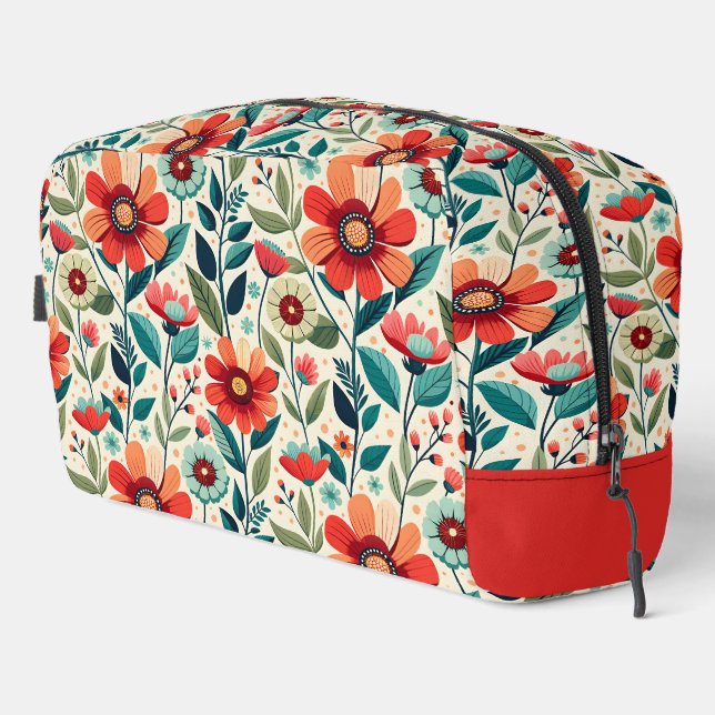 floral waschbeutel (Rechte Ecke)