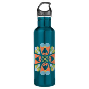Floral Wasser Flasche Edelstahlflasche