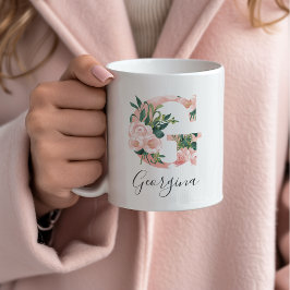 Floral Wasserfarbe Erste Tasse - G