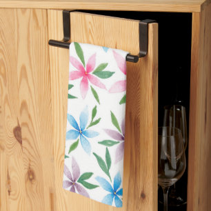 Floral Wasserfarbe Küchentücher