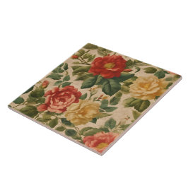 Floral Wasserfarbe Vintag TrendCollection Fliese