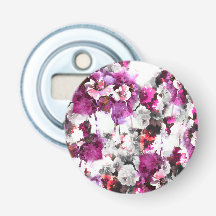 Floral Watercolor - Abstraktes Design in Rosa und 