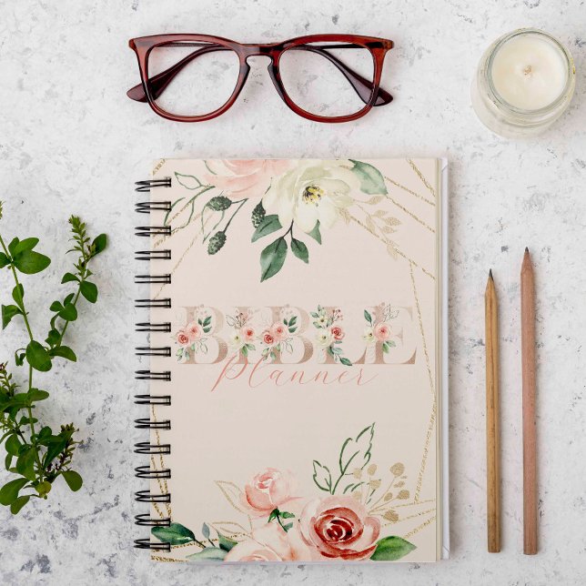 Floral Watercolor Bibelplaner Planer (Floral Watercolor Bible Planner)