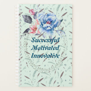 Floral Watercolor Business Plane Planer