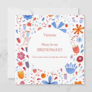 Floral Watercolor Einladung