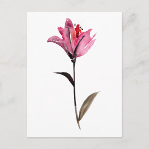 Floral Watercolor II Postkarte