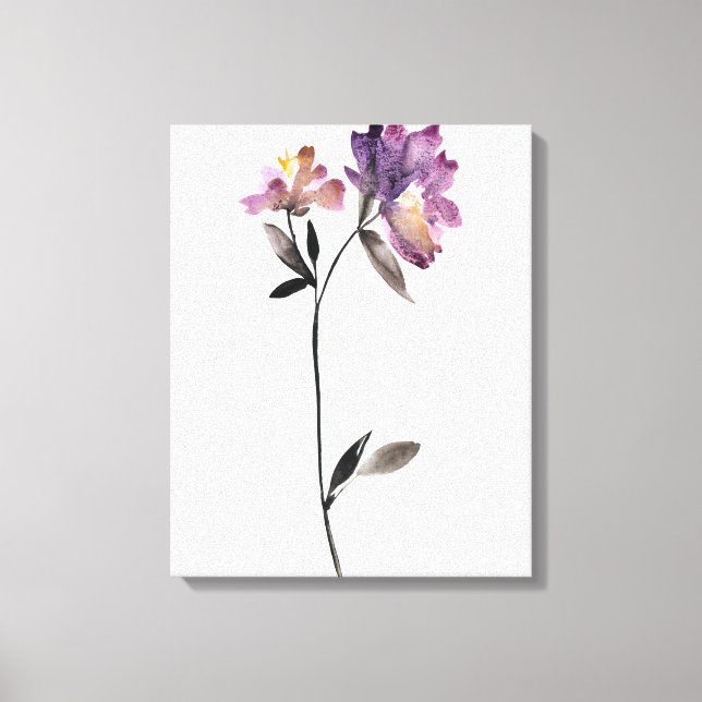 Floral Watercolor III Leinwanddruck (Vorderseite)