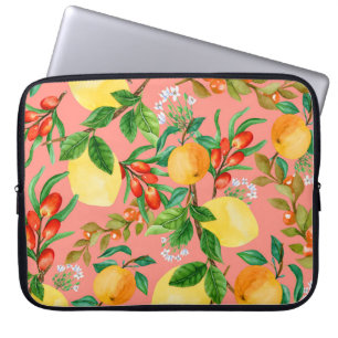 Floral Watercolor Mix: Farbenfrohe nahtlose Illust Laptopschutzhülle