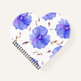 Floral Watercolor Notebook Geschenk Idee Notizbuch