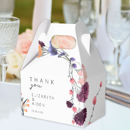 Floral Wedding Box Geschenkschachtel