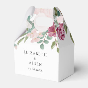 Floral Wedding Box Geschenkschachtel