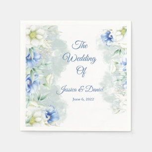 Floral Wedding Napkins Serviette