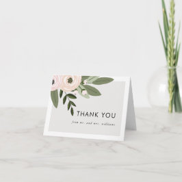 Floral Wedding Sprigs Danke, dass ihr eine Karte h