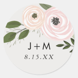Floral Wedding Sprigs Sticker