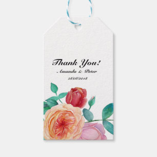 Floral Wedding Vielen Dank für Ihr Interesse an Ge Geschenkanhänger