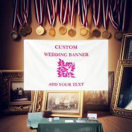 Floral Welcome Zuhause Farewell Banner | Benutzerd