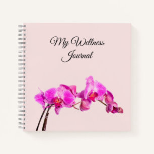 Floral wellness journal hellrosa Notizbuch