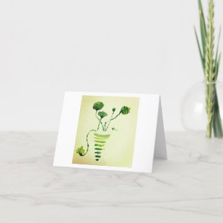 Floral Whimsey Stationery Dankeskarte