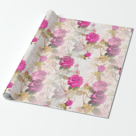 Floral Whispers: ZazzleWrapMagic Exklusive Wraps Geschenkpapier