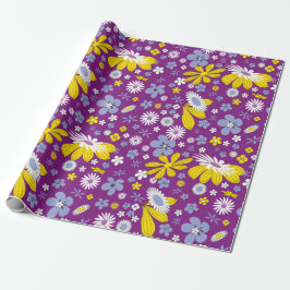 Floral Whispers: ZazzleWrapMagic Exklusive Wraps Geschenkpapier