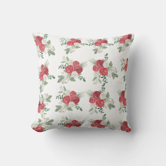 Floral Winter Pillow Kissen