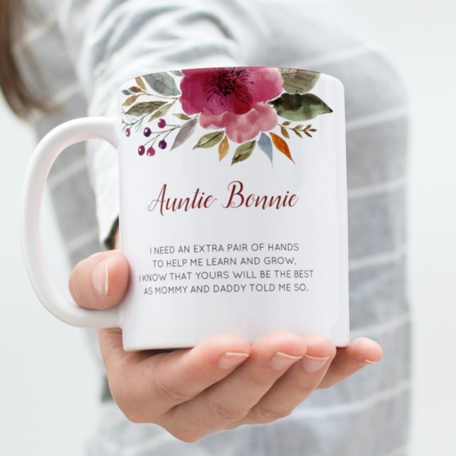 Floral wird meine Taufe meiner Mutter sein Kaffeetasse (Von Creator hochgeladen)
