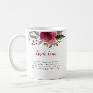 Floral wirst du mein Vater sein, wenn ich aufhöre Kaffeetasse