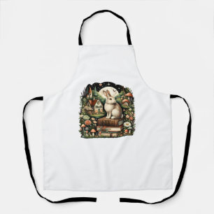 Floral Women Coattcore Rabbit Ästhetik Schürze