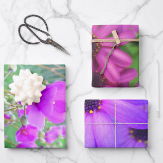 Floral Wrapping Paper Geschenkpapier Set