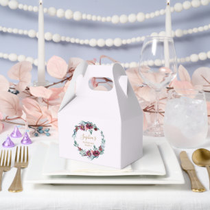 Floral Wreath Mother and Baby Sessing Party Geschenkschachtel