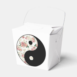 Floral Yin und Yang Geschenkschachtel