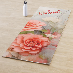 floral yogamatte