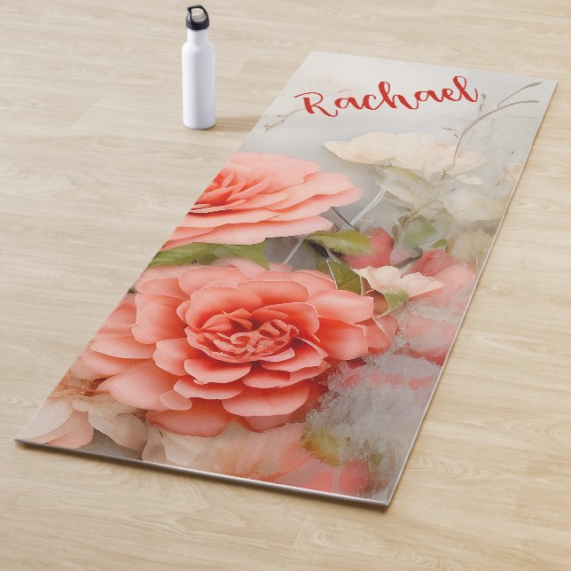 floral yogamatte (Beispiel)