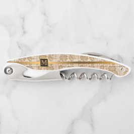 Floral zu Wood Popular Geschenk Kellnermesser