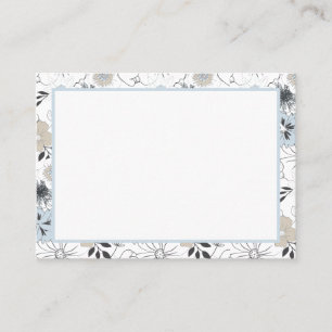 florale Bestätigung zum Erstellen einer Karte