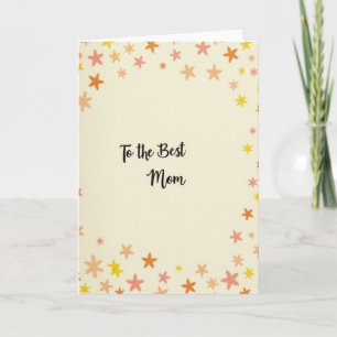 Florale Beste-Mutter-Karte Karte